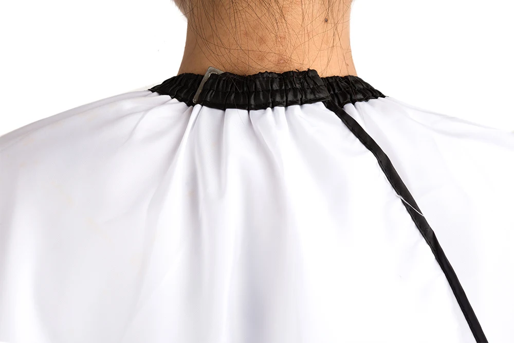 定制美发沙龙海角涤纶面料理发礼服理发披肩白色