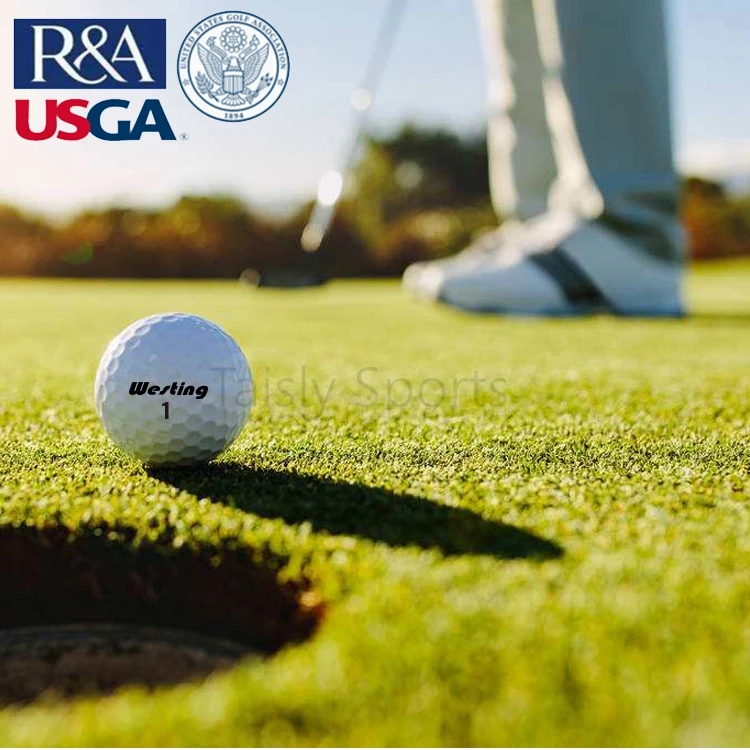 

Custom 3 piece tournament golf ball PRO golf ball, White