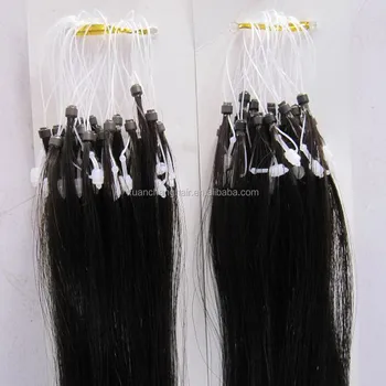 India Remy Hair Micro Ring Extensions Micro Beads Hair Extensions