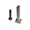 bespoke metal fence steel post with difference surface finish