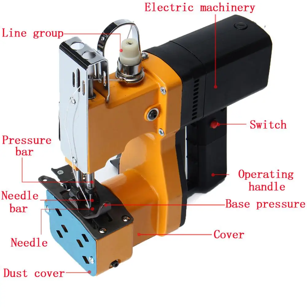 portable bag sewing closer, industrial sewing machine