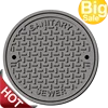 High performance industry iron sewer drain cover