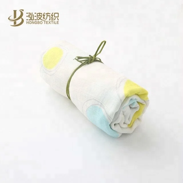 

70% Bamboo and 30% Cotton Muslin Newborn Baby Baby Muslin Wraps Swaddle