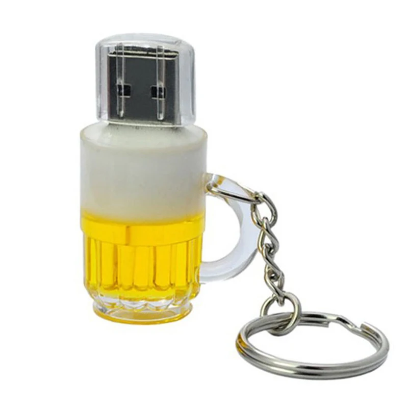 

OEM Beer Cup Shape USB Flash Drive Giveaway Gift for Wedding 2GB
