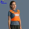 LED lighted mens cycling running wear reflective safety clothing
