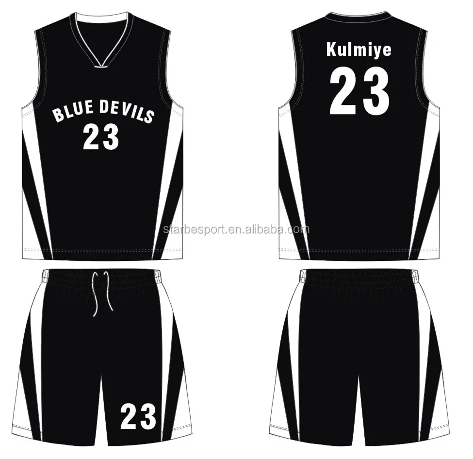 Desain Baru Olahraga Keren Kering Basket Jersey Kemeja Desain Untuk