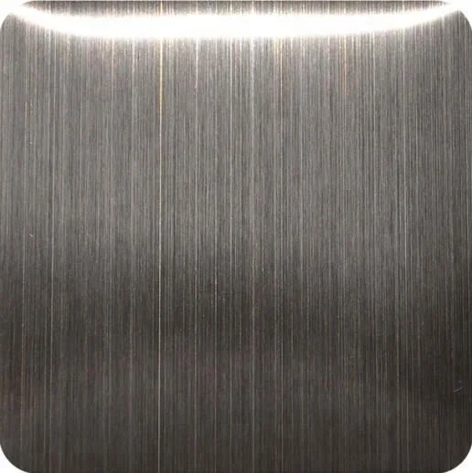 
316L Hairline rose gold stainless steel sheet 