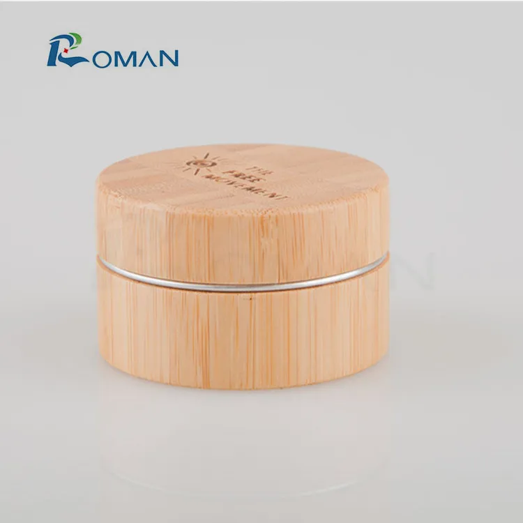 New Design Bamboo Aluminum Container With Bamboo Engraving Lid - Buy ...