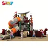 Kids outdoor playhouse import toys directly from china pirate ship