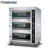 digital temperature controllers gas bread oven Black Glass door/ Stainless Steel