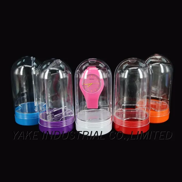 

Custom made plastic box watch with packing gift box wholesale, Random