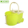 Spin magic mop - Easy Press Mop Bucket Set - 360 Rotation Push & Pull - Liquid Drain Hole - Easy Wring Mop