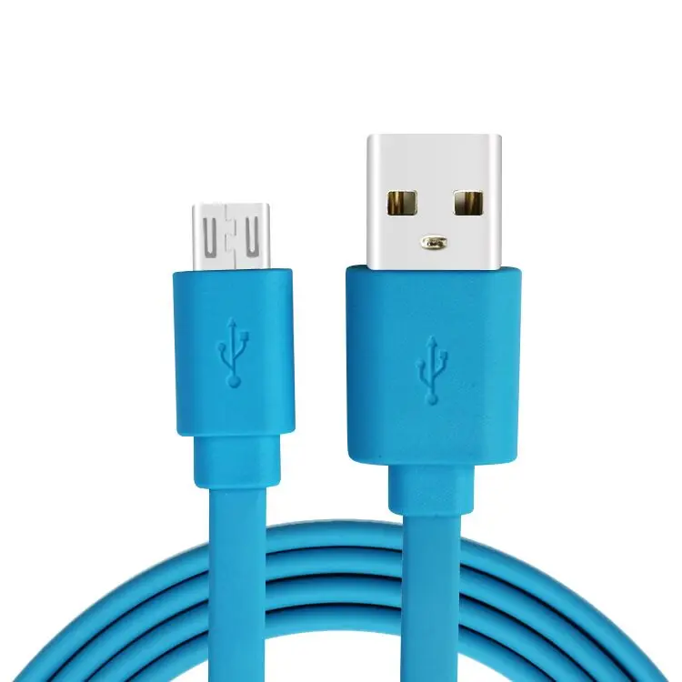 

Hottest sale 15cm/30cm/1m/2m/3m flat micro usb 2.0 mobile data cable, White or customized