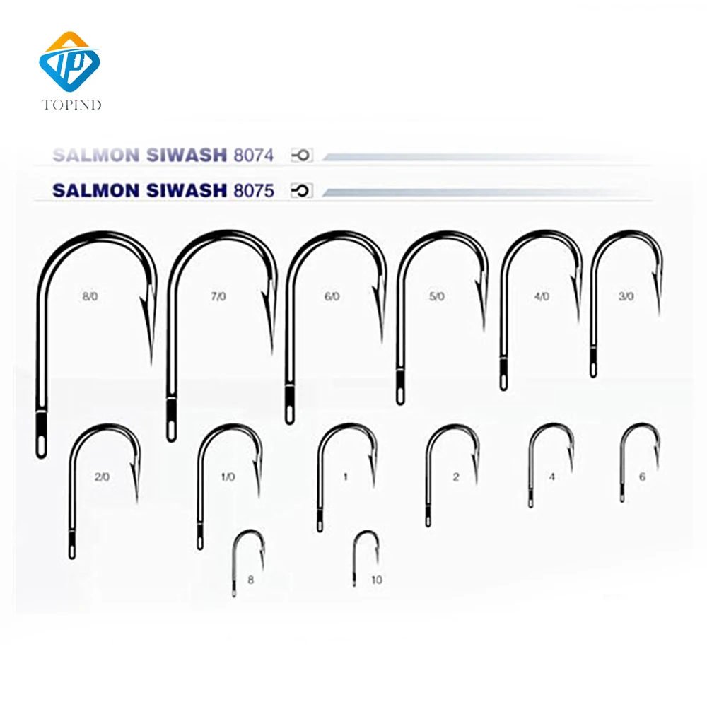 High Quality Salmon Hook Fishing Hooks With All Size In Large Stock