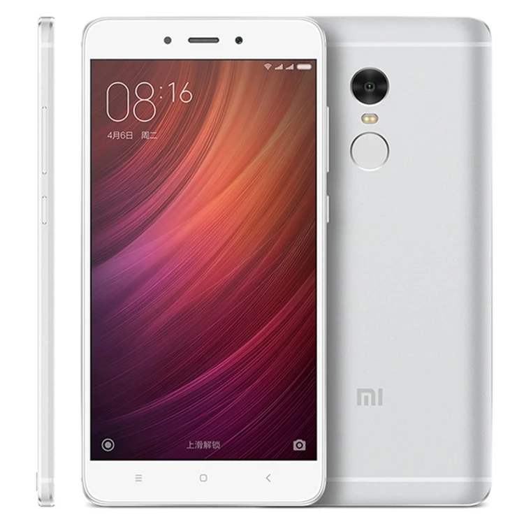 Xiaomi Redmi Note 4, 3GB+64GB Official Global Mobile Phone, ROM Fingerprint Identification 5.5 inch Network: 4G(Silver)