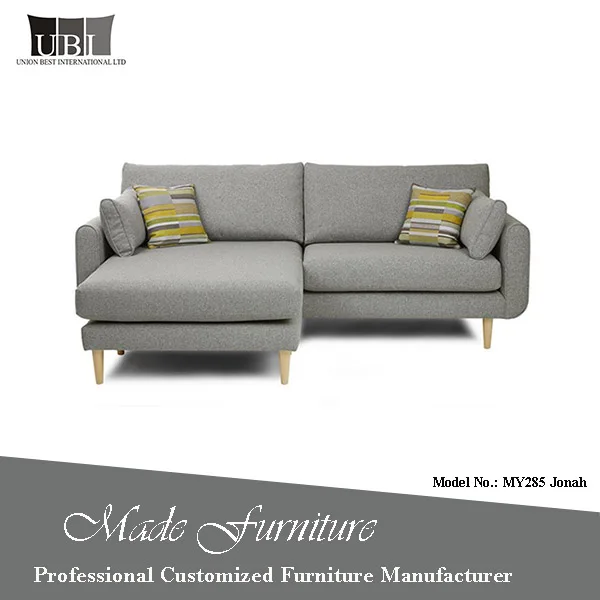 Comfort Compact Size Modern Lifestyle L Shape Corner Sofa With