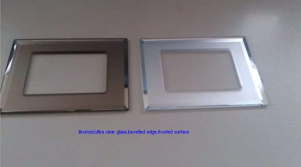 Silkscreen Color Modular Switch Panel Tempered Glass Switch Plates
