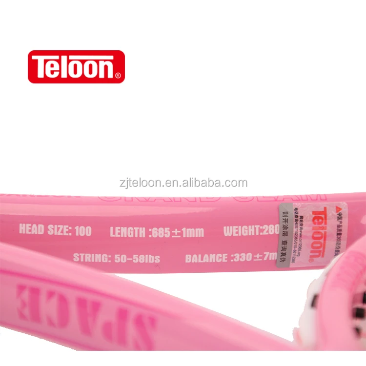 
tennis racket OEM brand Teloon compound carbon space for beginner 