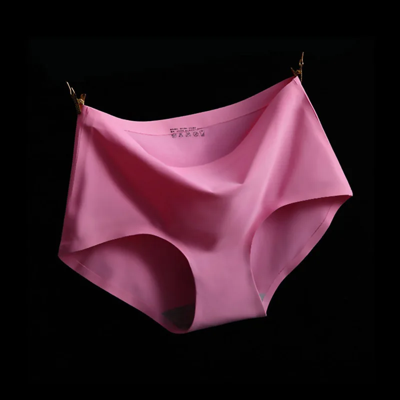 Women's Briefs Breathable Transparent Lingerie Panties Sexy seamless Female Mid-Rise Underwear