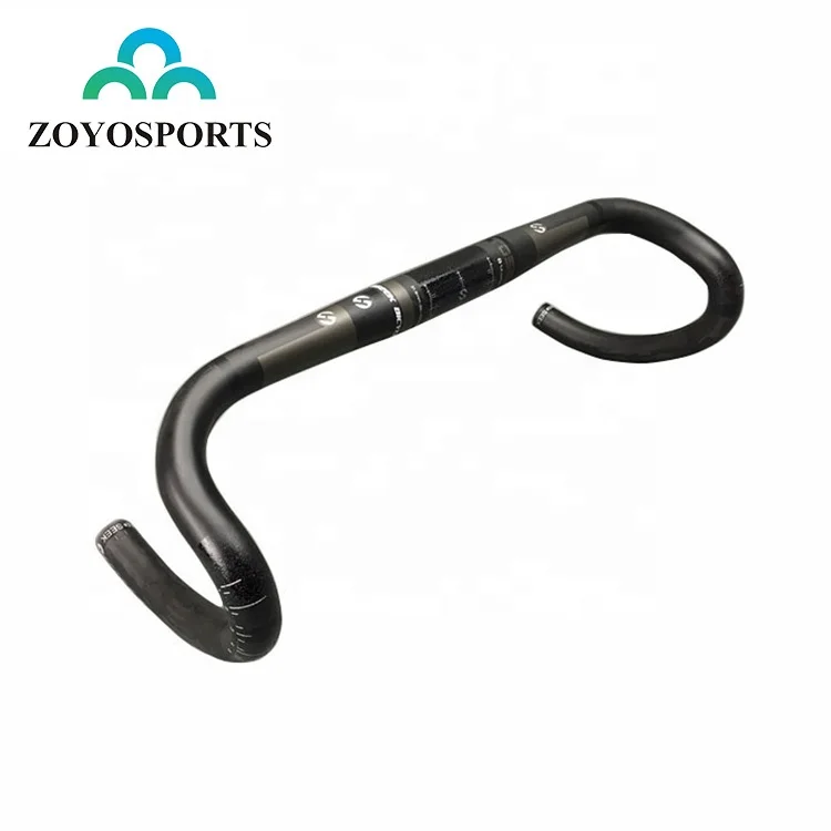 

ZOYOSPORTS Ultralight Full T800 Carbon Fiber 31.8mm Matte Black Cycling Road Bike Handlebar, Black/ can be customized