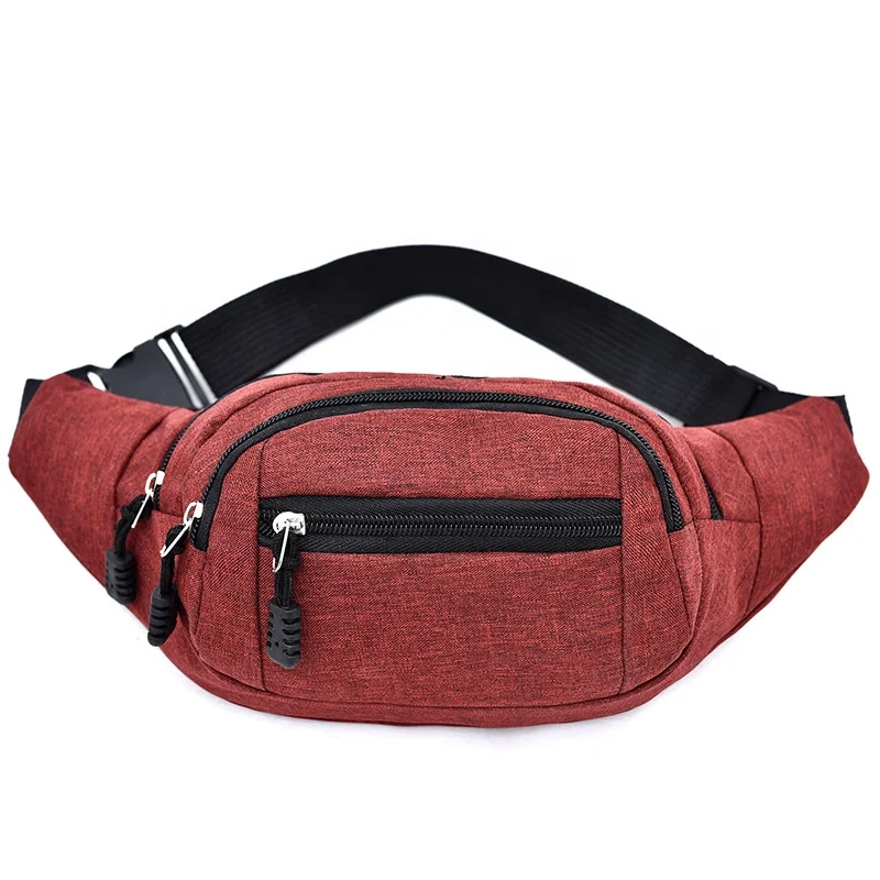 

Hot Oem Outdoor Running Climbing Cycling Hiking Fitness Travel Vintage Backpack Women Custom LOGO Waist Bag Fanny Pack For Men, Red, blue, green, purple, black, gray