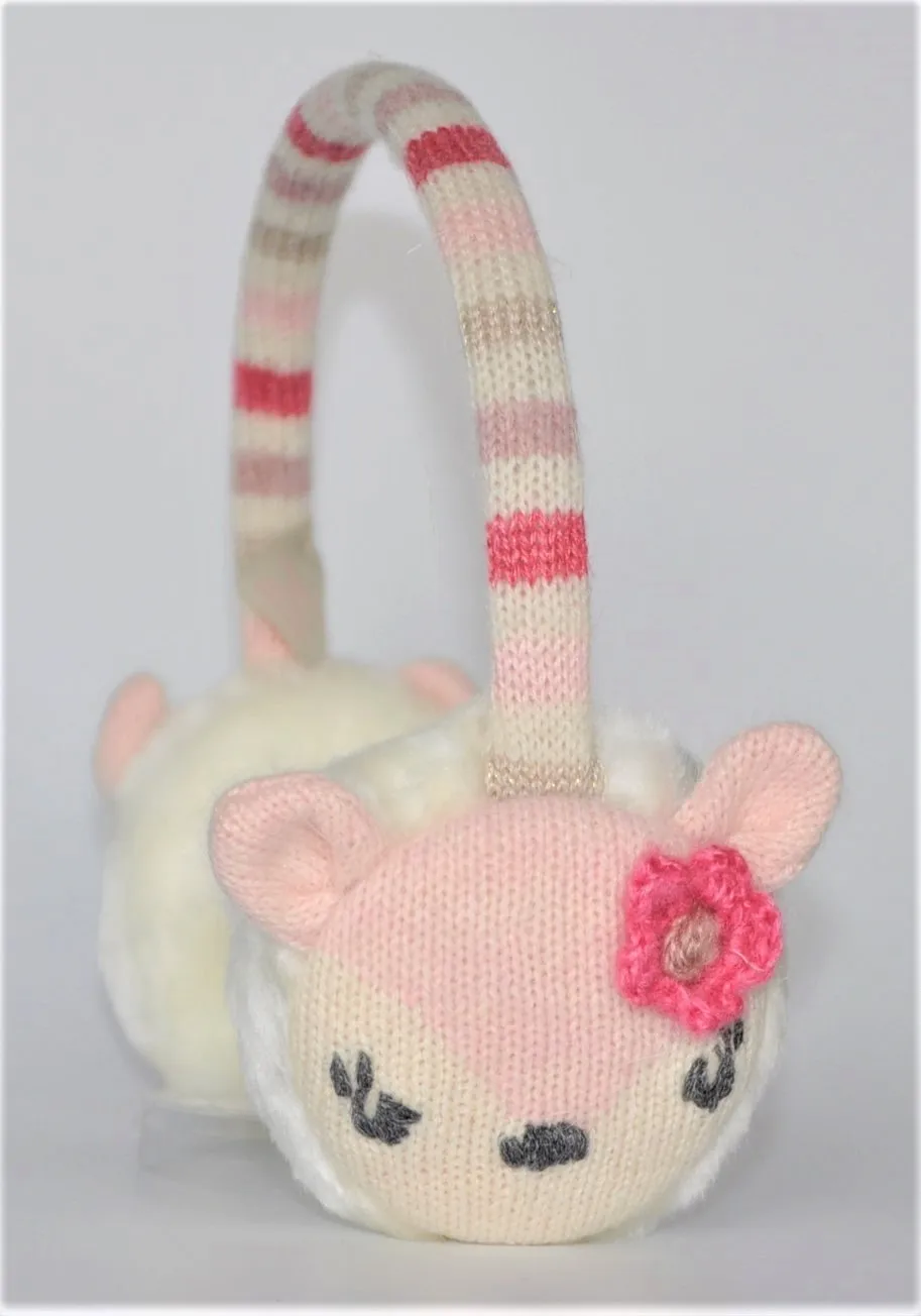 Kids Girls Winter Animal Knit Earmuffs Ear Warmer - Buy Kids Winter ...