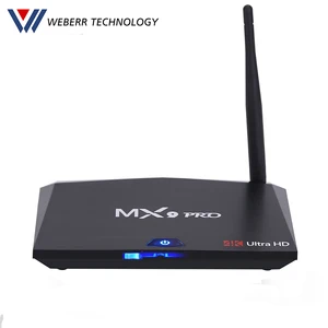 Cheapest Output 4GB Ram 32GB Rom Android TV Box MX9 Pro TV Box RK3328 64bit Support