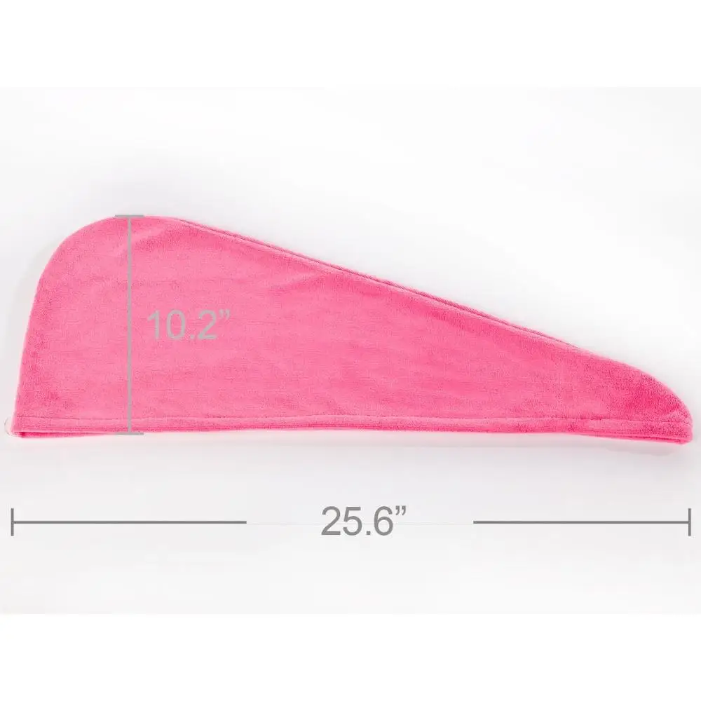 factory Wholesale Microfiber Professional Long Hair Drying Towel