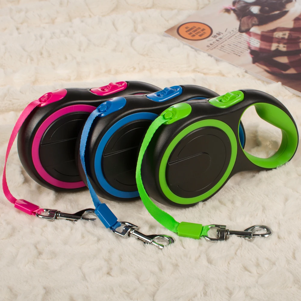 

wholesale nylon pet Automatic Retractable Dog Leash rope, As picture