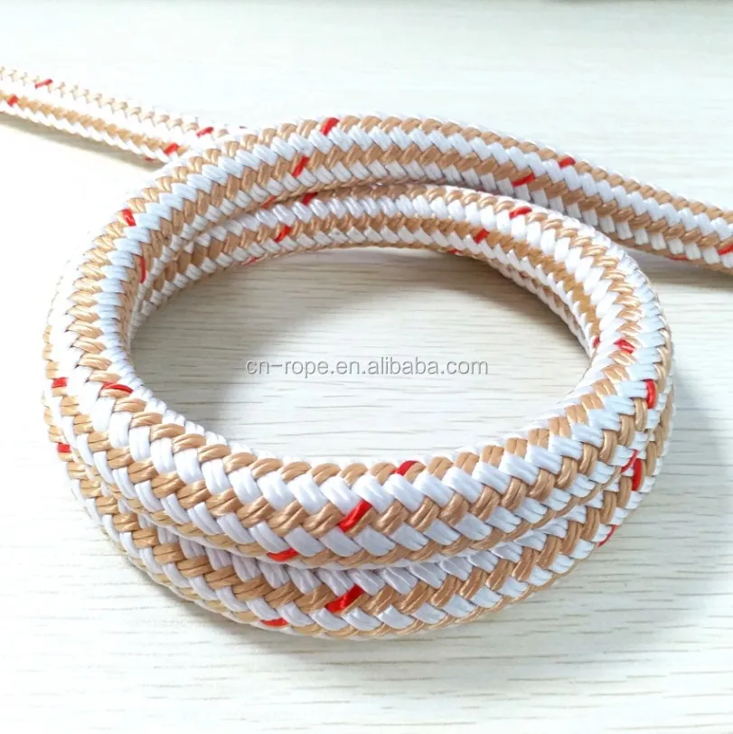 dock rope12mm, 1/2", double braided polyester dock lines, manufacturer in Shandong dockline manufacture