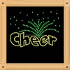 wholesale Cheer heat rhinestone transfer for t-shirts