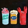 3D Beer Botton Fashion Milk Shake Lobster soft Silicone Case for iPhone 6S 6 Plus