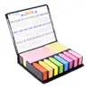 hard cover sticky notes,Promotional PU Leather Cover Sticky Note Sets