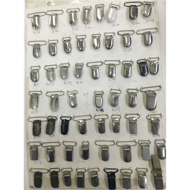 
alloy metal garment accessories hanger clip pants costume suspender clip 