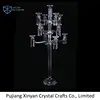 Professional made excellent quality wedding centerpiece crystal candlestick directly sale