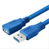 Blue USB 3.0 Extension Female Data Sync Extender To Usb Female Cable