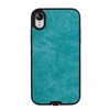 Business style fashion leather texture phone case for Moto One Vision slim stick skin back shell