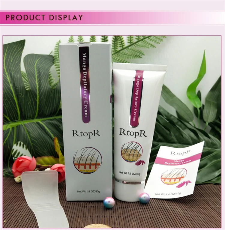 Rtopr Brand Natural Gentle And Rapid Hair Removal Mango Depilatory