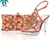 2014 New Fashion Shoes and Matching Bag Set for Sharping Up Wedding TSB984