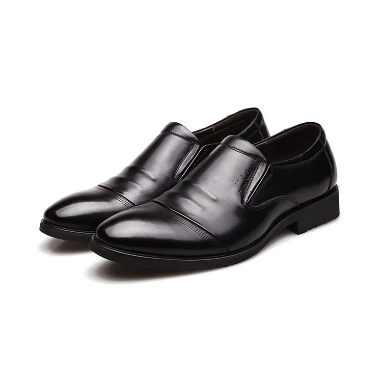 

in Stock Super Quality Genuine Leather Shoe Breathable for Fancy Wedding, Black