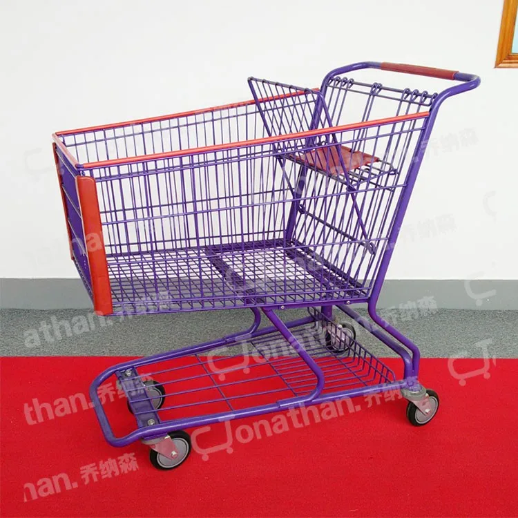 180l Cheap Grocery Used Metal Steel Shopping Carts For Sale Buy Metal