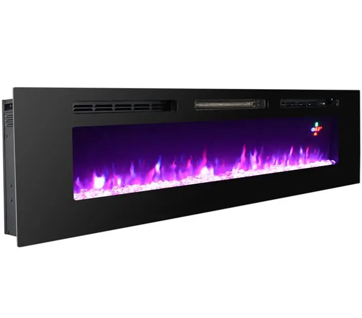 60 Rv Fireplace Wall Recessed Fireplace Heater Led Fire Place