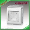 IP55 2gang waterproof wall switch