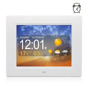 Image of Digital Wall Clock WiFi Smart Weather Days Clock for senile Dementia and Memory Loss Person