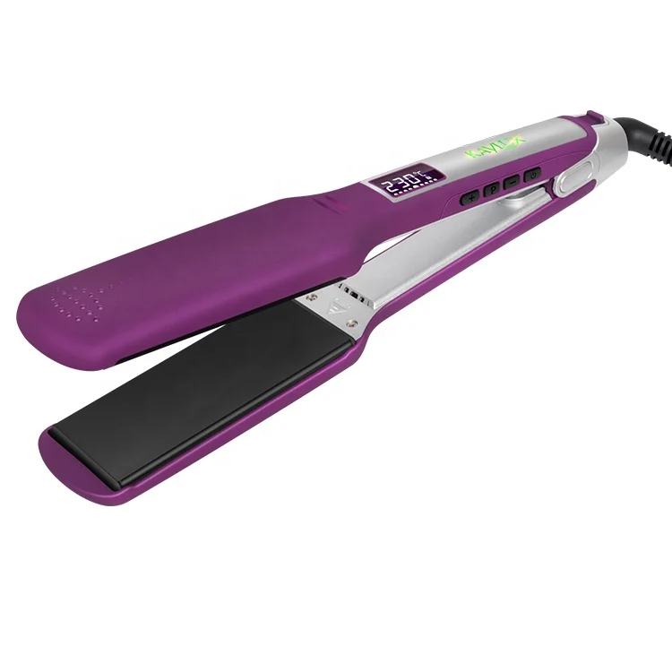 

Manufacturer Supply Electric Digital Nano Titanium Flat Iron Hair Straightener