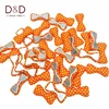 D&D 16pcs/Pack Fabric Covered Button Bowknot-liked with Color Dots Fabric Craft Buttons For Sewing Scrapbooking Supplies