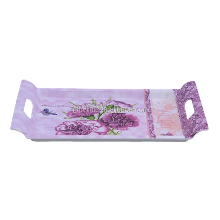Wholesale Melamine Buffet Food Storage Tray Hospital Food Tray Plastic