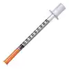 free sample sterile medical 0.5ml 1ml u30 u-40 40iu u100 31g orange cap disposable sterile insulin syringe with needle