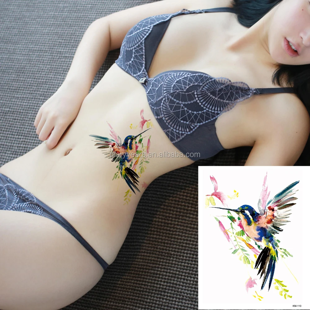 

Custom 2018 Colored Temporary Tattoo New Body Stickers Monkey Eagles Images Makeup Supplies Removal, Colorful / customized