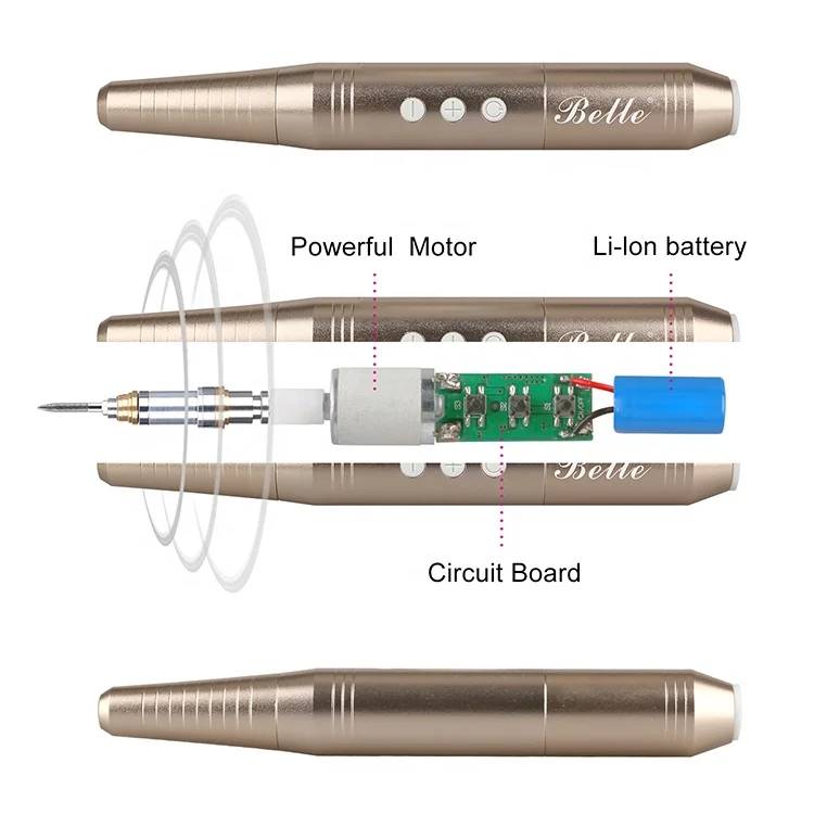 

Newest USB Rechargeable Portable Nail Drill Pen for Acrylic Gel Nails, N/a
